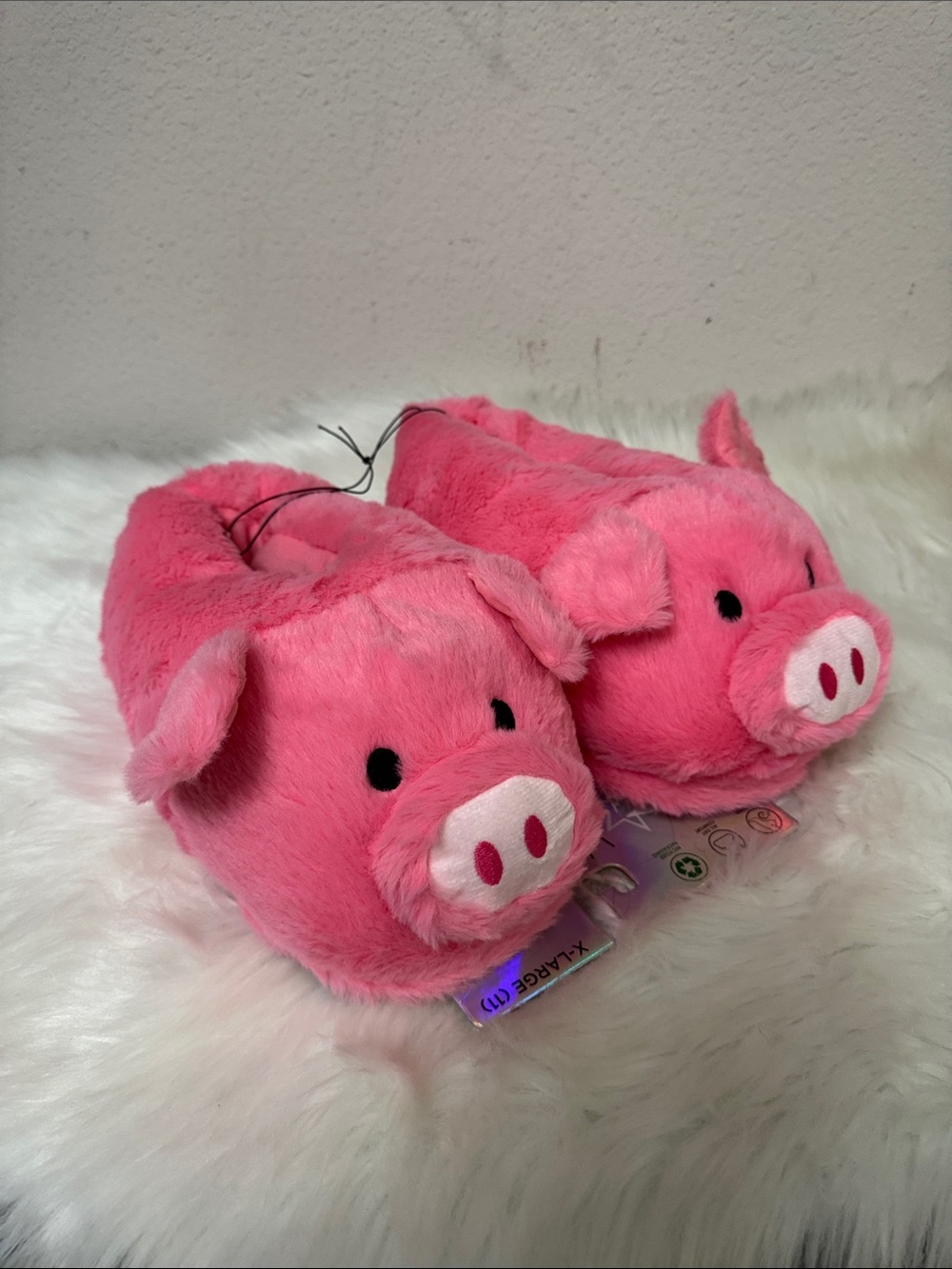 Pink Plush Pig Women's Slippers - Cozy Indoor Slippers